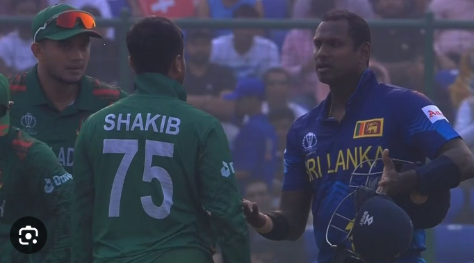 "Angelo Mathews' Unprecedented Timed Out Dismissal Sparks Controversy at World Cup 2023"